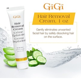 Gigi Hair Removal Cream for The Face, 1 oz & Calming Balm .5 oz