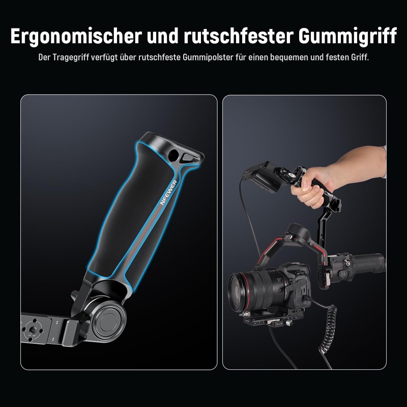 NEEWER RS4 RS3 RS2 Gimbal Sling Handle, Handle with NATO