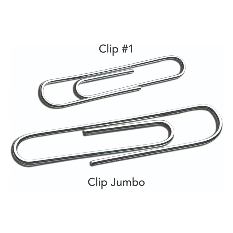 Caja Clips Jumbo Acco P1700 Sujeta Hasta 35 Hojas-100 Clips
