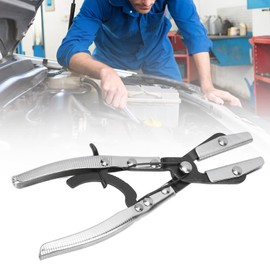 Line Pinch Off Plier, Damage Professional Ergonomic Ratcheting Hose Pinch Off Plier for Radiator Brake System (10in)
