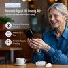 ClearTone RIC Hearing Aids For Seniors Rechargeable Bluetooth-With Phone App