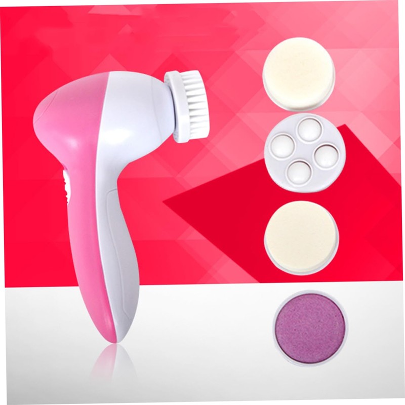 BIUDECO Gentle Electric Face Exfoliator Deep Cleaning Brush with 5