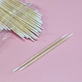 Dual-Sided Pointed Slim Wooden Crevice Cleaning Stick 100 Pieces 8ea
