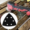 SEIWEI 1 Pack Triangle Sanding Interface Pads, Hook and Loop