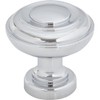 Top Knobs Ulster Knob 1 1/4 Inch Polished Chrome