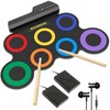 ROCKSOCKI Electric Drum Set, 7-Pad Kids Electronic Drum Set with