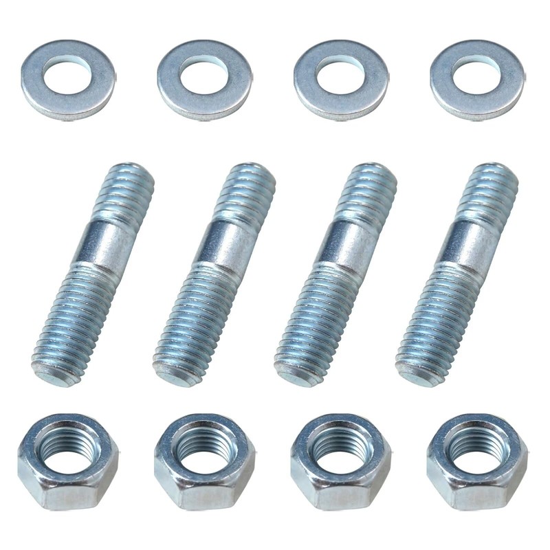 4Pack Carburetor Studs Kit, 1-3/8in Carburetor Studs Set Metal Carb