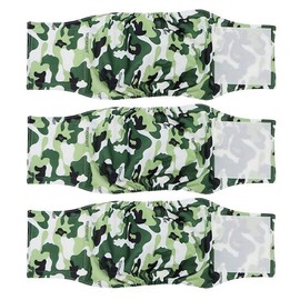 Amaliy Pack of 3 Washable Dog Nappies for Males, Durable & Reusable Nappies for Dogs, Puppies, Pets (XL (Waist : 55-70 cm)