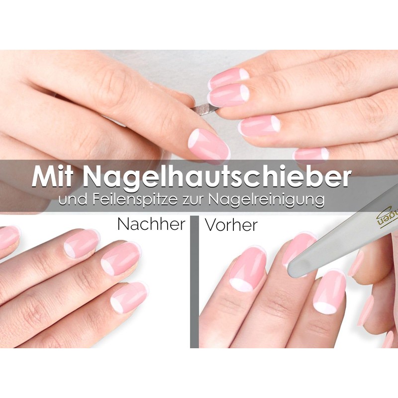 Nail File Hollow File from Solingen Manicure Sapphire Nail File