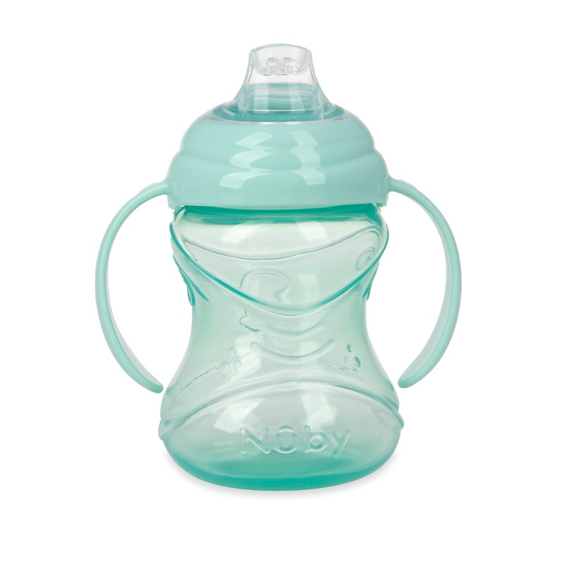 Nuby 3 Piece No-Spill Grip N’ Sip Cup with Soft