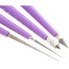 YINETTECH A Set of 4 Diamond Tips Pearl Reamer Beading