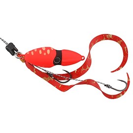 JACKALL F-0280 Lead Binbin Switch Fishing Lure, 4.2 oz (120 g), Bright Orange