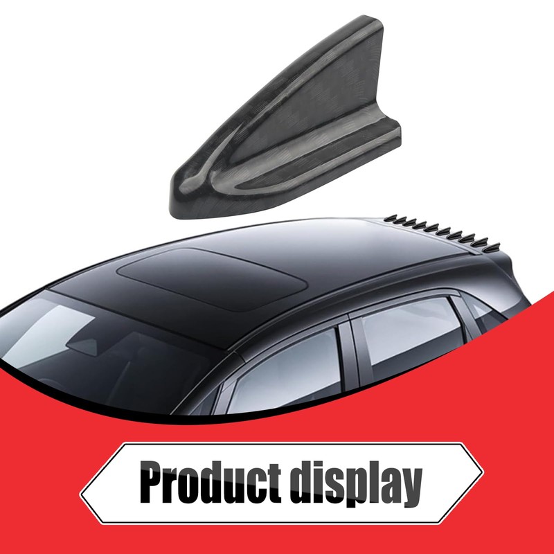 UGSHY 10 PCS Car Small Shark Fin Decorative Antenna, 2.06"