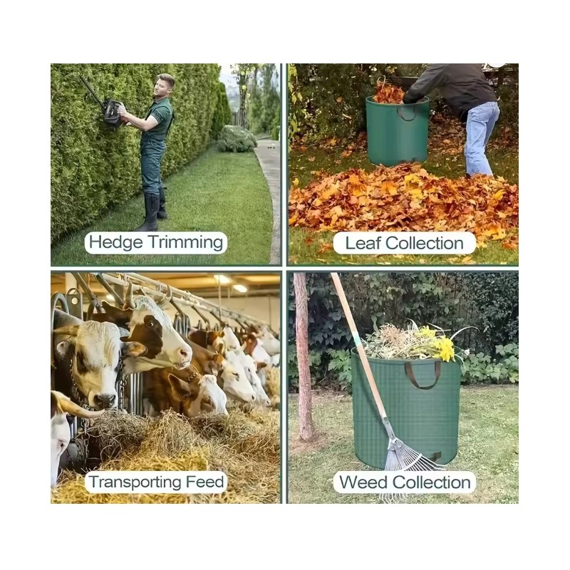 Reusable Garden Waste Bag for Yard Cleanup – Heavy-Duty PP