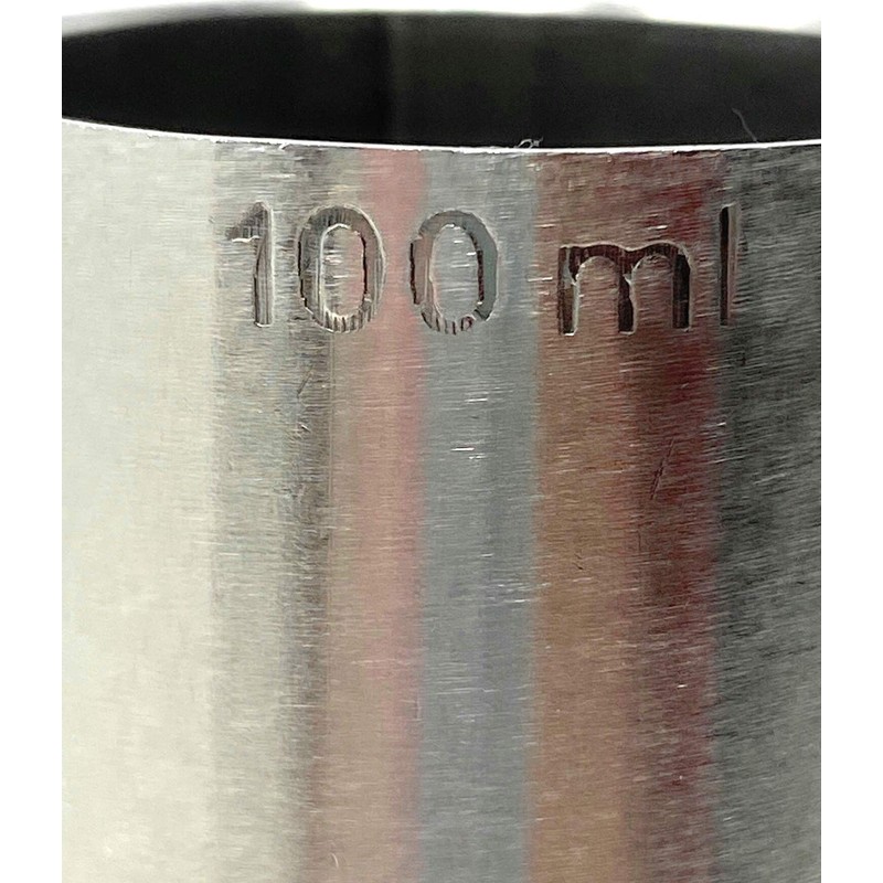 MAK Cocktail Measuring Jigger 100 ml Stainless Steel Bar Measure
