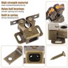 2 Pack Cabinet Latch Double Roller Catch, Heavy Duty Latch