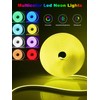NBBUFF 100FT Led Neon Rope Lights Music Sync, RGB Led