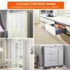 2 Pack Cabinet Latch Double Roller Catch for Cupboard Closet