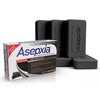 Asepxia Cleansing Bar Charcoal, 4 Ounce, 5 Count