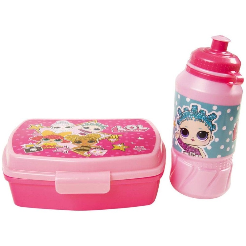 Stor Easy Sports Bottle Set 420 ml and Sandwich Rectangular