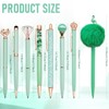 WEMATE 8Pcs Metal Crystal Diamond Ballpoint Pens Set - Glitter