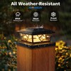 NIORSUN Solar Post Lights Outdoor 12 Pack, 2 Modes LED,