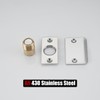 JQK Closet Magnetic Door Ball Catch Hardware, 430 Stainless Steel