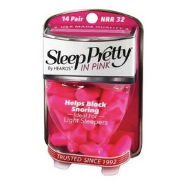 Sleep Pretty In Pink Womens Ear Plugs 14 Unit By Hearos