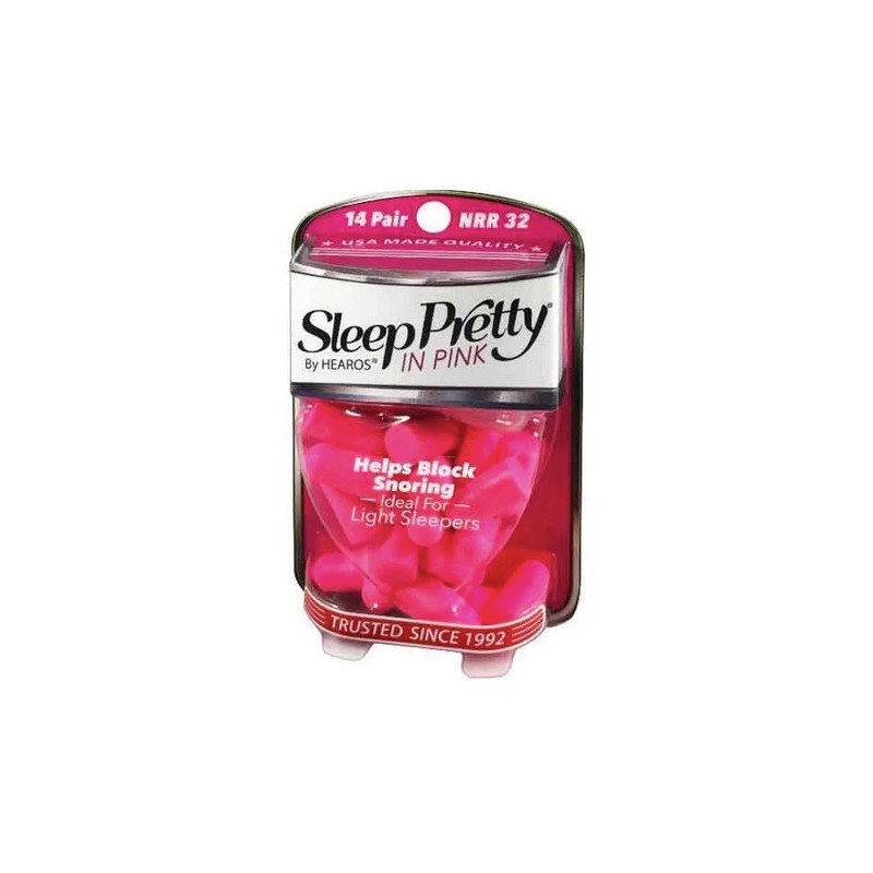 Sleep Pretty In Pink Womens Ear Plugs 14 Unit By