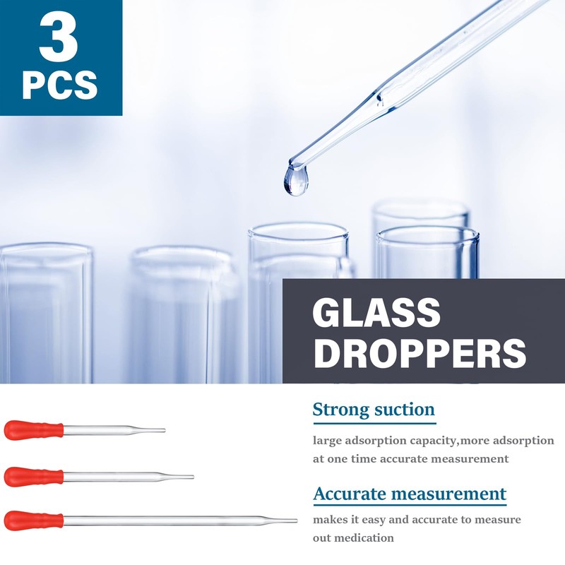 Saysurey 31 Pcs Lab Glassware Set Include Measuring Beakers Cylinders