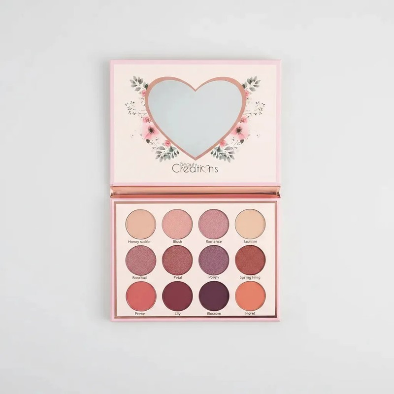 Beauty Creations - Floral Bloom, Paleta De 12 Sombras