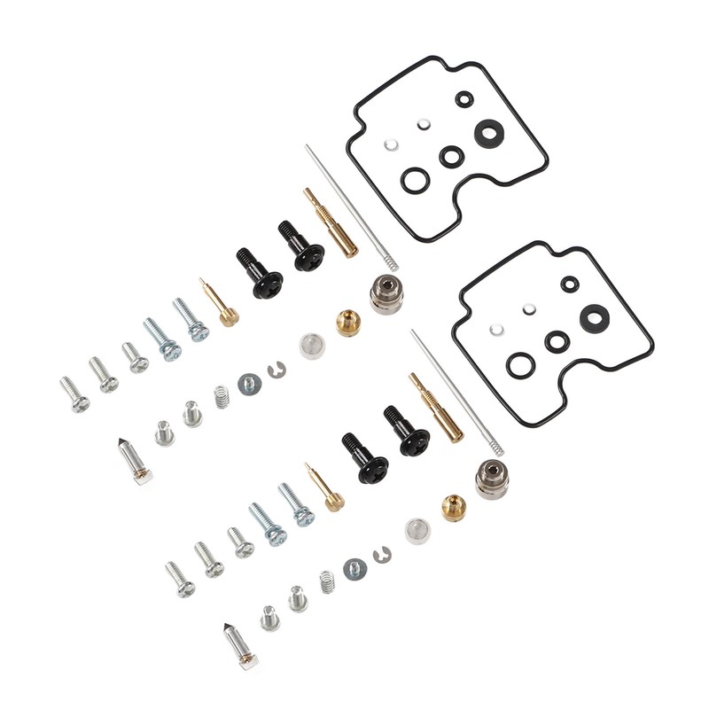 Motorcycle Carburetor Rebuild Kit with Gasket Spring Replacement for V