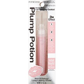 Physicians Formula Plump Potion Needle-Free Lip Plumping Cocktail Shade Extension, Pink Crystal Potion                                                