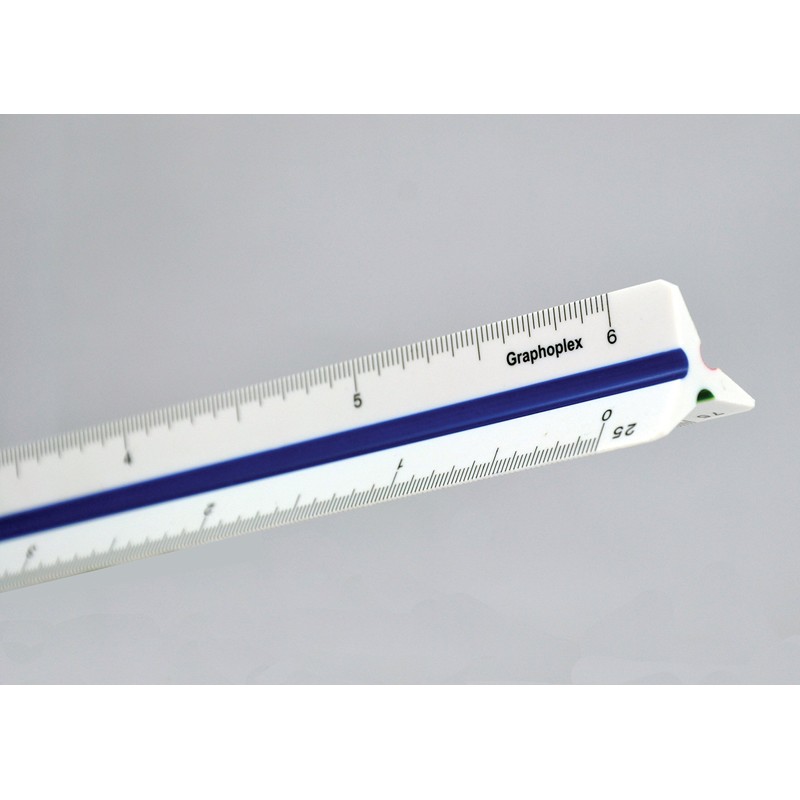 Graphoplex Kutch ME.370C Triangular Reduction Ruler 30 cm 30 cm