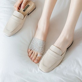 Lace toe cushion, soft heart sole pad gray 2ea