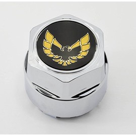 GM Restoration One New 77-81 Pontiac Firebird Trans Am TA Snowflake Turbo Wheel Chrome Center Cap Gold Bird