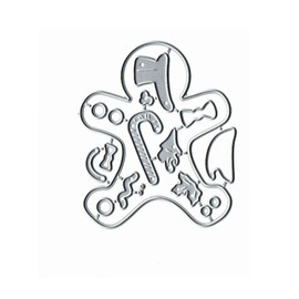 Merry Christmas Tree Gingerbread Metal Die Cuts,Spring Sunflower Frame Leaf Cutting Dies Cut Stencils for DIY Scrapbooking Album Decorative Embossing Paper Dies for Card Making