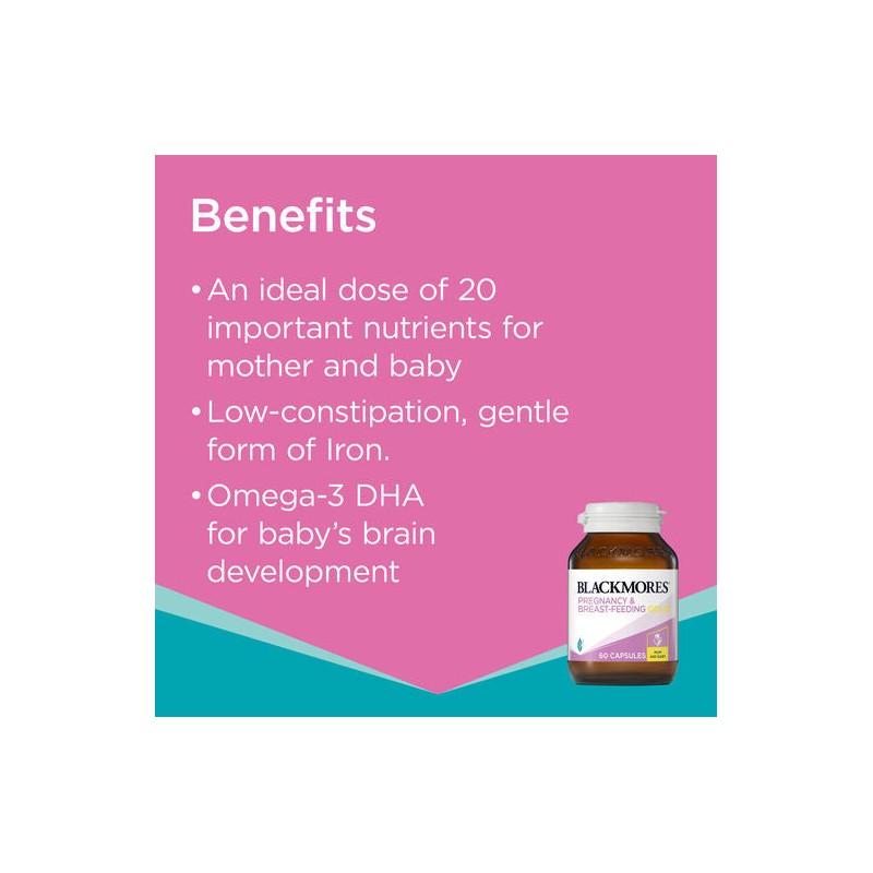 Blackmores Pregnancy and Breast-Feeding Gold 60 Capsules