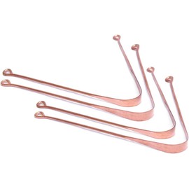 Kupfer Zungenreiniger Schaber Natürlicher ayurvedischer Zungenreiniger Mundpflege Reiseutensilien (4)