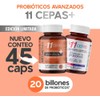 MegaBiotic Probióticos 20 Billones, 11 Cepas, Prebióticos, Inulina, Sábila, 45
