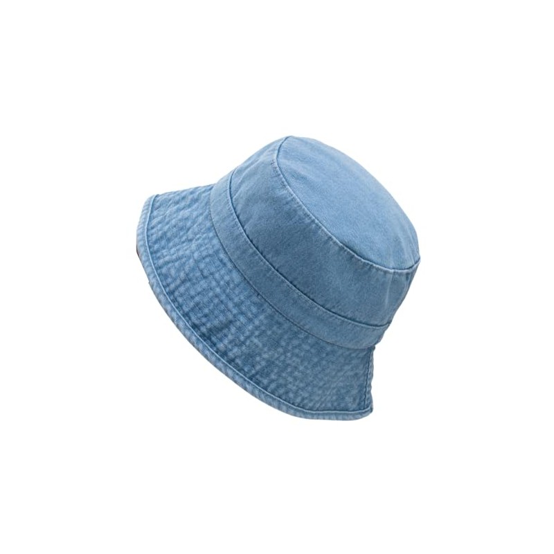 Fidra Denim Bucket Hat Adjustable 100% Cotton 3 Colours. Fast
