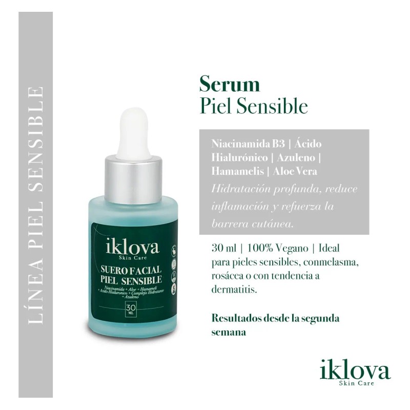 Sérum Iklova Niacinamida 30 Ml Piel Sensible Azuleno