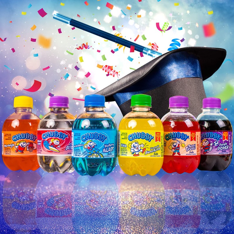 Chubby USA Soda 8.4 oz (250ml) 6 Pack (Tutti Frutti)