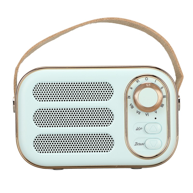 Bluetooth Speaker Stereo HiFi Sound USB Charging Retro Portable Wireless