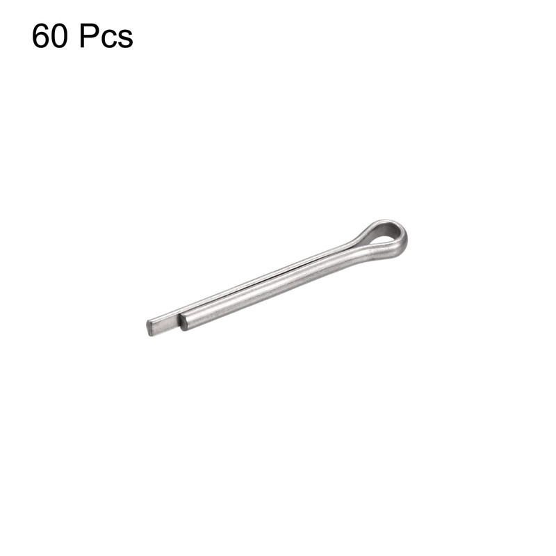 sourcing map Split Cotter Pin, 2mm x 16mm Stainless Steel