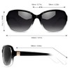 SIPHEW Polarized Sunglasses Womens, Classic Square Sun Glasses for women