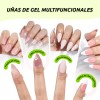 Pegamento Para Tips De Uñas Con Pincel 10ml 3pcs Cherimoya
