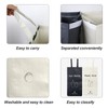 Recycling Bags White,Gray with handle Separate Sorting Organizer Woven waste