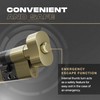 IRONWORX® Spectre Brass 35mm (Turn) / 35mm (Key) (70mm) Maximum-Security