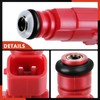A-Premium 12 Holes 4Pcs Fuel Injectors Compatible with Hyundai Elantra